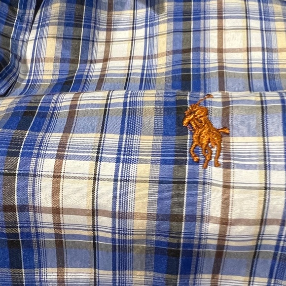 Polo Ralph Lauren Mens Plaid Pearl Snap Button Down Short Sleeve Shirt - Picture 3 of 5